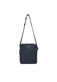 Guess Saszetka Torino HMTOSA P4218 Niebieski. Kolor: niebieski. Materiał: skóra