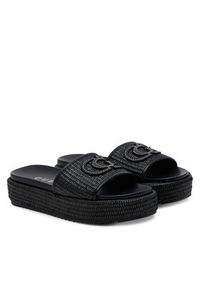 Guess Klapki FLJLNY FAB19 Czarny. Kolor: czarny. Materiał: materiał