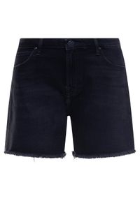 Lee Szorty jeansowe Boyfriend L37NCPOZ Czarny Relaxed Fit. Kolor: czarny. Materiał: jeans #3