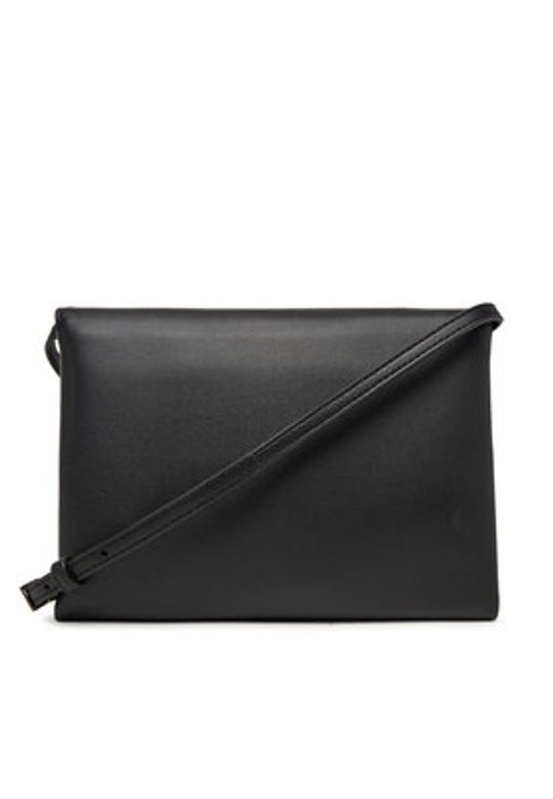 Calvin Klein Torebka Ck Narrate Leather Mini Bag K60K613005 Czarny. Kolor: czarny. Materiał: skórzane