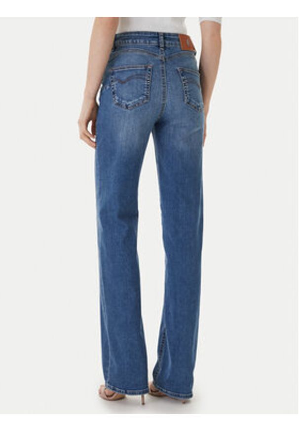 Fracomina Jeansy FP26SV8050D46002 Niebieski Straight Leg. Kolor: niebieski