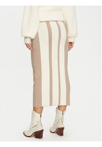 Vero Moda Spódnica ołówkowa Gold New Art 10311360 Beżowy Slim Fit. Kolor: beżowy. Materiał: syntetyk #5