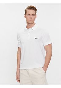 Emporio Armani Underwear Polo 211804 4R461 00010 Biały Regular Fit. Typ kołnierza: polo. Kolor: biały. Materiał: bawełna #1