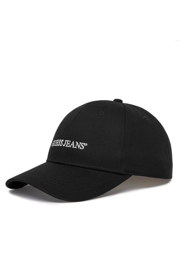 Czapka z daszkiem Guess Jeans. Kolor: czarny