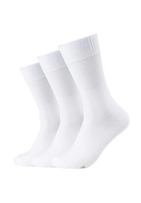 skechers - Skarpetki sportowe męskie 3pk Men's Basic Socks. Kolor: biały. Materiał: bawełna, poliamid, elastan