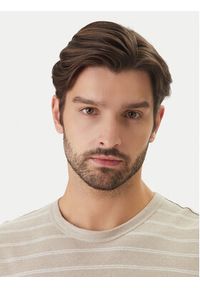BOSS T-Shirt H-Taut 235 50559166 Beżowy Regular Fit. Kolor: beżowy. Materiał: bawełna #5