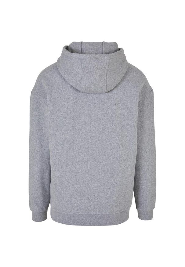 BUILD YOUR BRAND - Bluza Z Kapturem Męska Oversized. Typ kołnierza: kaptur. Kolor: szary
