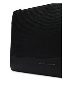TOMMY HILFIGER - Tommy Hilfiger Etui na laptopa Metal Logo Woven Laptop Sleeve AM0AM14303 Czarny. Kolor: czarny. Materiał: materiał #3