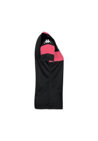 Damski jersey Kappa Dareta. Kolor: czarny, różowy, wielokolorowy. Materiał: jersey. Sport: fitness, piłka nożna