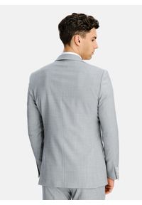 Pako Lorente - PAKO LORENTE - Szary garnitur męski z wełną. Kolor: szary. Materiał: wełna #2