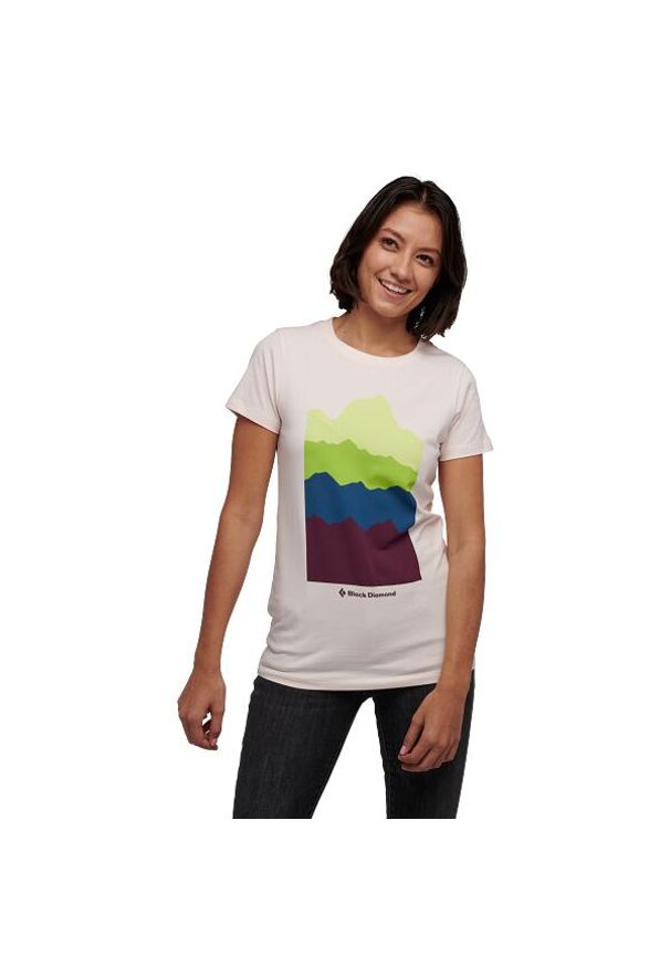 Koszulka turystyczna Damska Black Diamond Vista T-shirt. Kolor: różowy