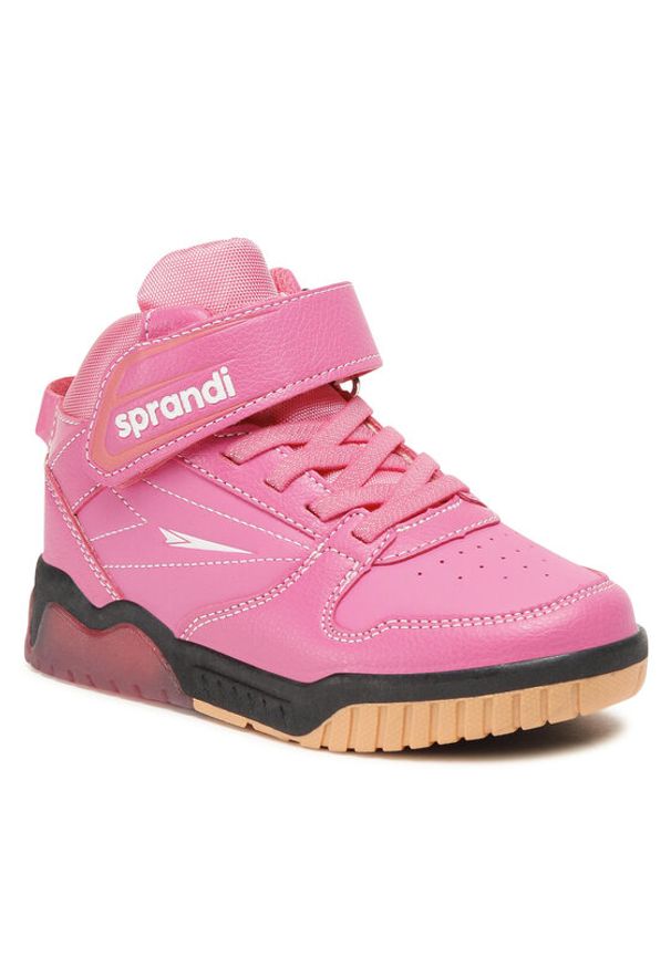 Sneakersy Sprandi. Kolor: różowy