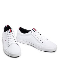 TOMMY HILFIGER - Tommy Hilfiger Sneakersy Iconic Long Lace Sneaker FM0FM01536 Biały. Kolor: biały. Materiał: materiał #3