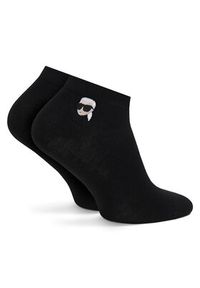 Karl Lagerfeld - KARL LAGERFELD Skarpety krótkie A4M47044 Czarny. Kolor: czarny. Materiał: bawełna #2