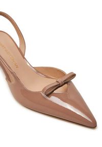 Stuart Weitzman Sandały Tully 50 Slingback SI494 Beżowy. Kolor: beżowy. Materiał: skóra #6