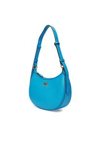 Pinko - PINKO Torebka Half Moon Mini Fl Al 25-26 PLTT 102790 A0F1 Niebieski. Kolor: niebieski. Materiał: skórzane #5