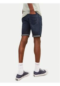 Jack & Jones - Jack&Jones Szorty jeansowe Rick 12252178 Niebieski Regular Fit. Kolor: niebieski. Materiał: bawełna