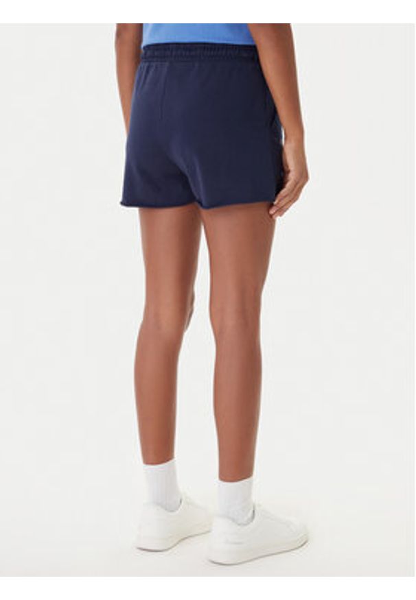 Kappa Szorty sportowe Fefra 351K2RW Granatowy Regular Fit. Kolor: niebieski. Materiał: bawełna