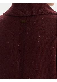 Barbour Sweter LKN1579RE88 Bordowy Regular Fit. Kolor: czerwony. Materiał: syntetyk #4