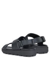 Geox Sandały U Spherica Ec6 U45GWC 00085 C9999 Czarny. Kolor: czarny. Materiał: skóra