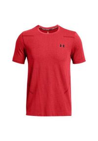 Koszulka sportowa męska Under Armour Vanish Seamless Grid Ss. Kolor: czerwony. Długość rękawa: krótki rękaw. Długość: krótkie