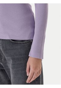Kontatto Sweter 3M0813C Fioletowy Regular Fit. Kolor: fioletowy. Materiał: syntetyk