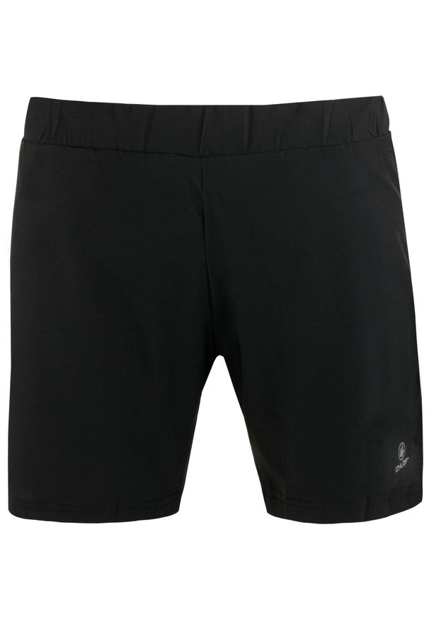 ZFOAM - Męskie szorty sportowe ATHL. Dpt Virgilio Black XL. Kolor: czarny. Materiał: poliester. Sport: fitness