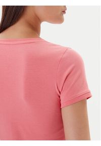 Guess T-Shirt W2YI45 J1314 Różowy Slim Fit. Kolor: różowy. Materiał: bawełna #5
