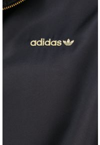 adidas Originals Bluza męska kolor czarny z aplikacją. Kolor: czarny. Wzór: aplikacja #2