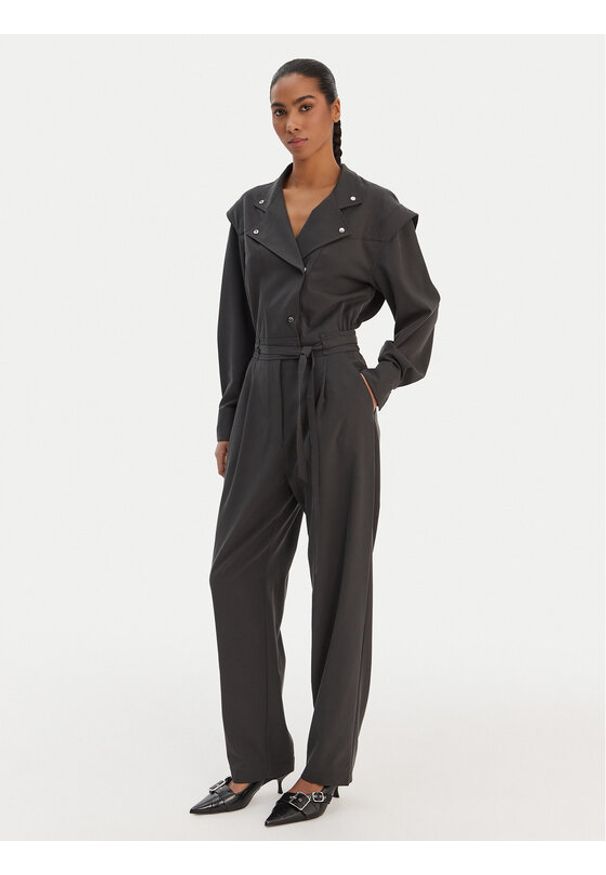 BOSS Kombinezon C_Darima 50552355 Szary Regular Fit. Kolor: szary. Materiał: wiskoza