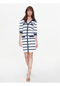 Silvian Heach Sukienka codzienna GPP23246VE Biały Regular Fit. Okazja: na co dzień. Kolor: biały. Materiał: wiskoza. Typ sukienki: proste. Styl: casual #3
