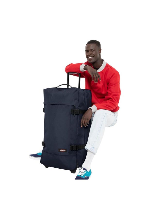 Dorosły Rolling Bag Eastpak Tranverz. Kolor: niebieski