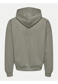 Only & Sons Bluza Aaron 22032544 Szary Oversize. Kolor: szary. Materiał: bawełna