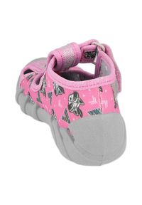 Befado obuwie dziecięce 190P102 różowe. Kolor: różowy. Materiał: bawełna, tkanina #2