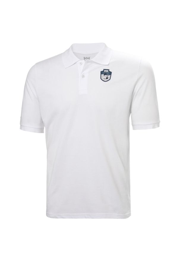 Polo Helly Hansen Marstrand. Typ kołnierza: polo. Kolor: biały. Materiał: bawełna. Styl: klasyczny