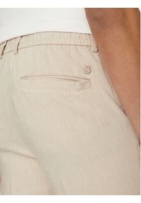 BOSS Spodnie materiałowe C-Kane 50540480 Beżowy Slim Fit. Kolor: beżowy. Materiał: syntetyk