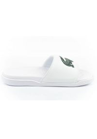 Klapki Lacoste Croco Dualiste 201R5 743CMA00201R5 białe. Okazja: na spacer. Kolor: biały. Materiał: materiał, syntetyk #5