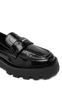 DKNY Loafersy Sahana K4501466 Czarny. Kolor: czarny. Materiał: lakier, skóra #4