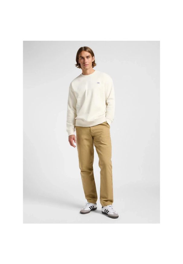 Lee - MESKIE SPODNIE LEE RELAXED WORKWEAR CHINO OSCAR KHA 112364187