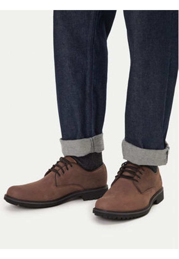 Timberland Półbuty Stormbucks TB05550R242 Brązowy. Kolor: brązowy. Materiał: skóra, nubuk