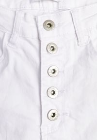 Renee - Białe Jeansy Skinny z Wysokim Stanem Yholo. Stan: podwyższony. Kolor: biały. Styl: klasyczny #7