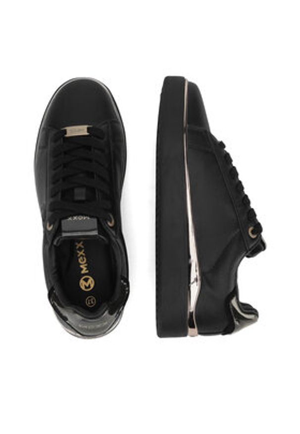 MEXX Sneakersy MI001010543W Czarny. Kolor: czarny. Materiał: zamsz, skóra