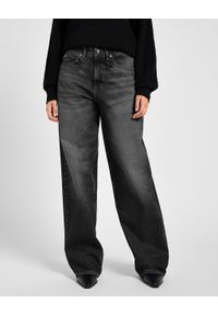 Lee - DAMSKIE SPODNIE LEE RIDER LOOSE CHARRED BLACK 112355210 #1