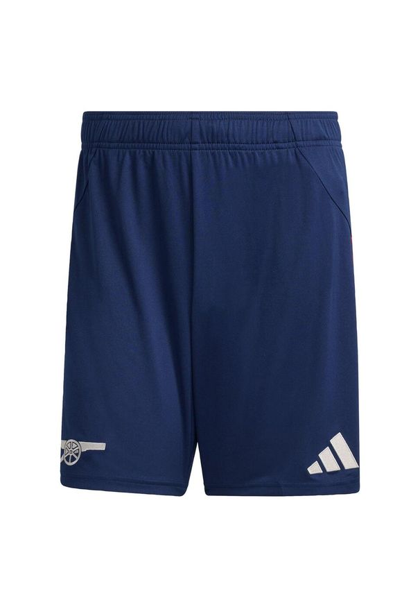 Adidas - Wyjazdowe szorty Arsenal 25/26. Kolor: szary, niebieski, wielokolorowy. Sport: piłka nożna