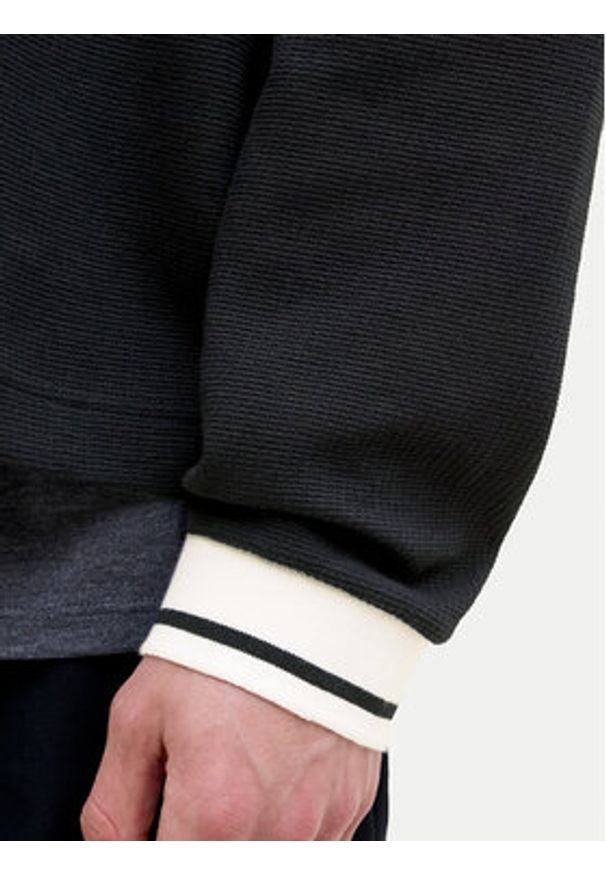 Jack & Jones - Jack&Jones Bluza Horizon 12278566 Czarny Oversize. Kolor: czarny. Materiał: bawełna