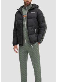Guess - GUESS Czarna kurtka męska Arlo Padded Jacket, Rozmiar XXL. Kolor: czarny. Materiał: poliamid, poliester, syntetyk #6