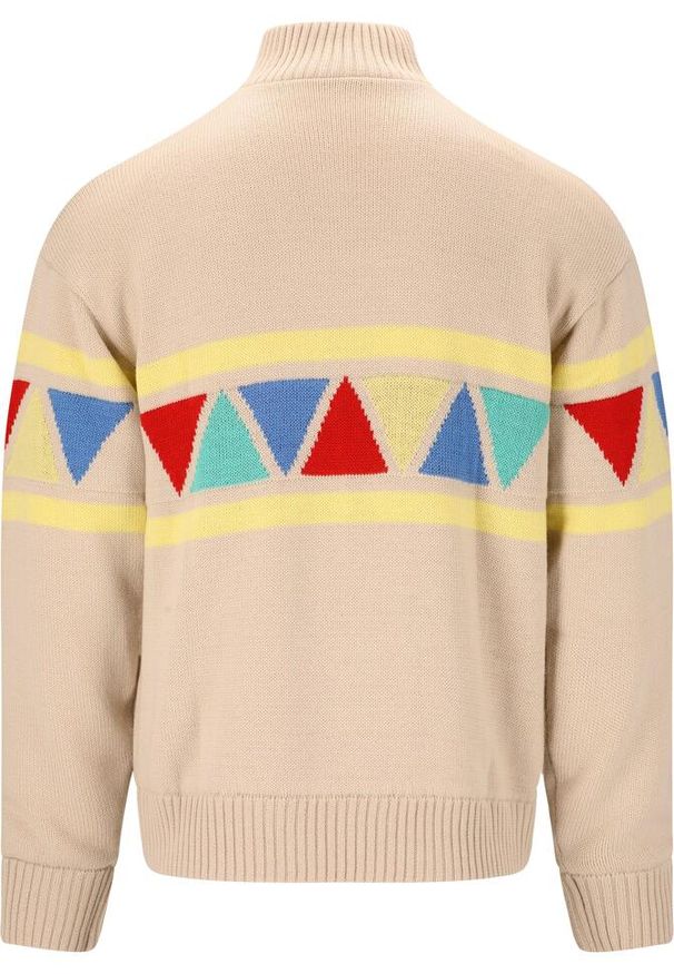 Bluza z kapturem wiatrówka SOS Uni knit. Typ kołnierza: kaptur. Kolor: beżowy, biały, wielokolorowy. Sezon: zima. Sport: narciarstwo