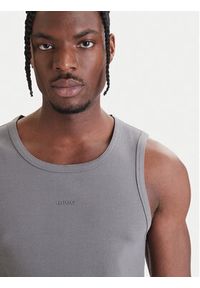 Hugo - HUGO Tank top Dapota 50563744 Szary Slim Fit. Kolor: szary. Materiał: bawełna #5