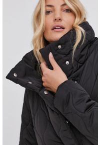 Answear Lab Płaszcz damski kolor czarny zimowy. Okazja: na co dzień. Kolor: czarny. Sezon: zima. Styl: wakacyjny #5