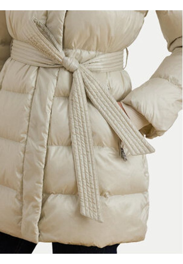 Lauren Ralph Lauren - LAUREN RALPH LAUREN Płaszcz zimowy 297957500002 Écru Regular Fit. Materiał: syntetyk. Sezon: zima